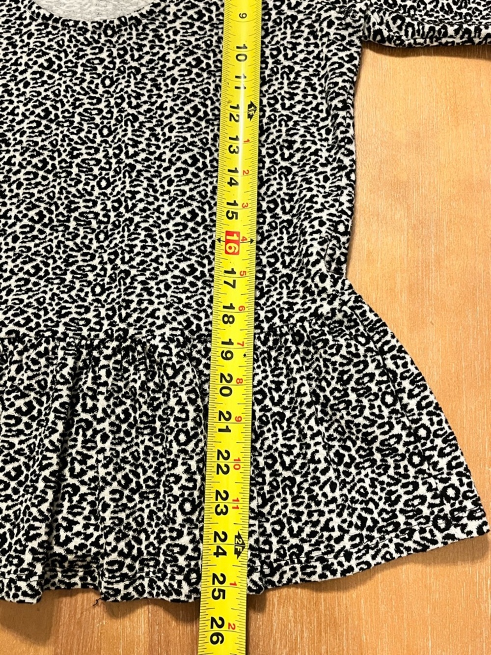 Anthropologie Maeve Leopard Print Peplum Top Scoop Neck L - Picture 8 of 9